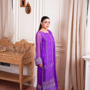 Gulnaar Embroidered Lawn Suit